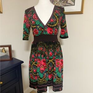 Free People S Floral V-Neck Dress